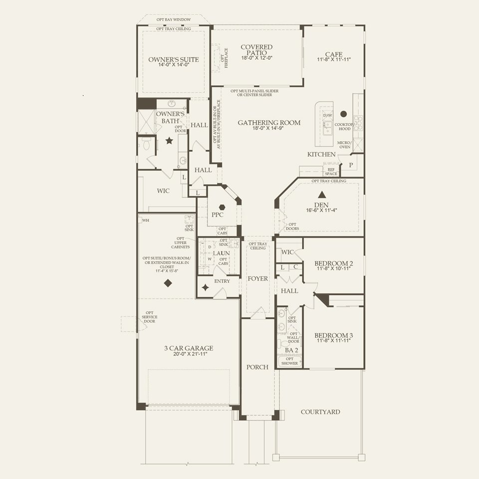 Skyline Estates Plan 1 Gardengate Floor Plans and Pricing