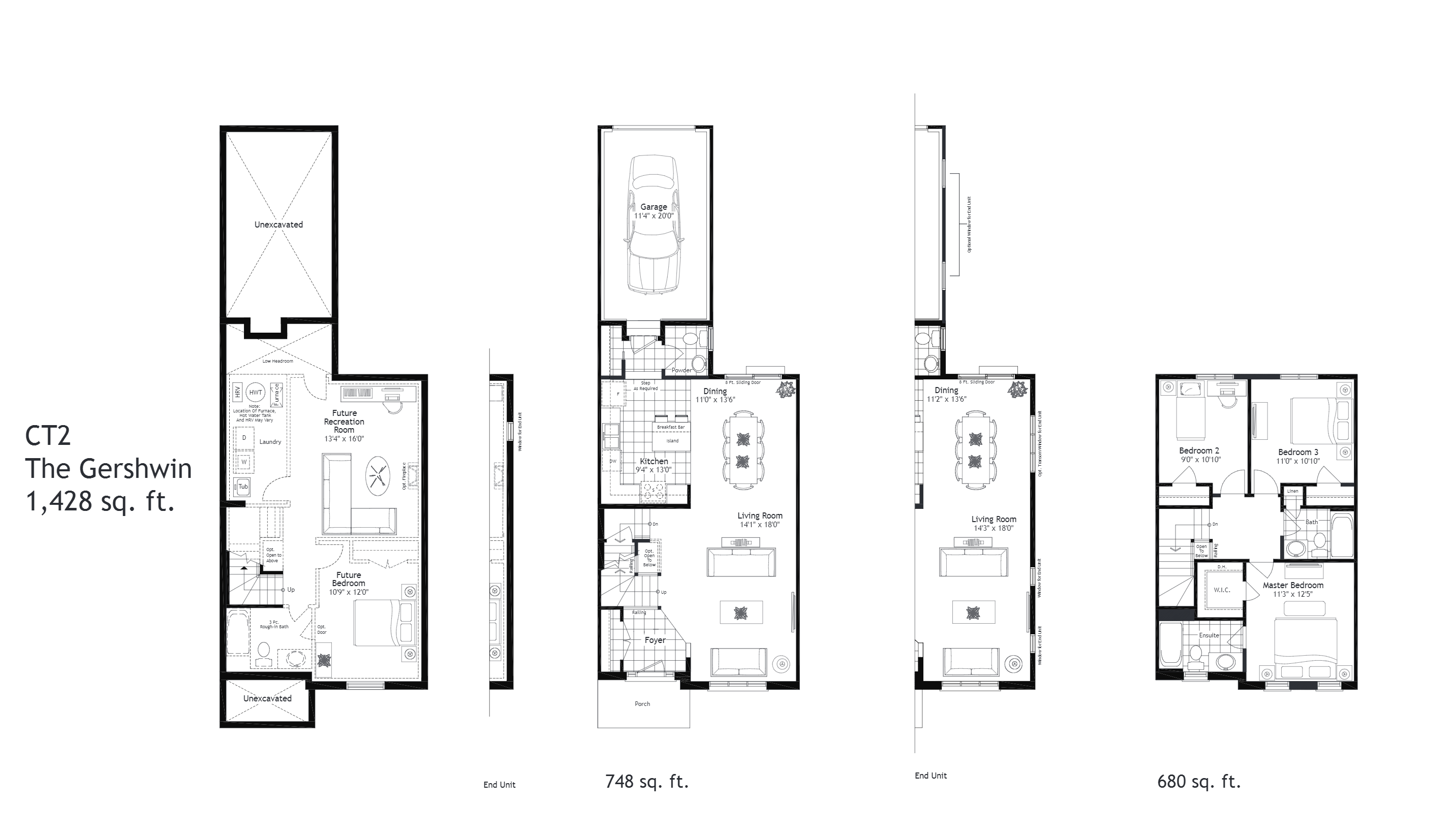 Broadway Collection The Gershwin Floor Plan, Peterborough ON Livabl