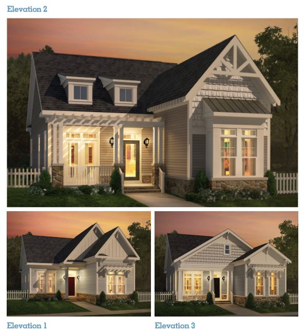 Bridgeport II floor plan at Easton Village in Easton, MD