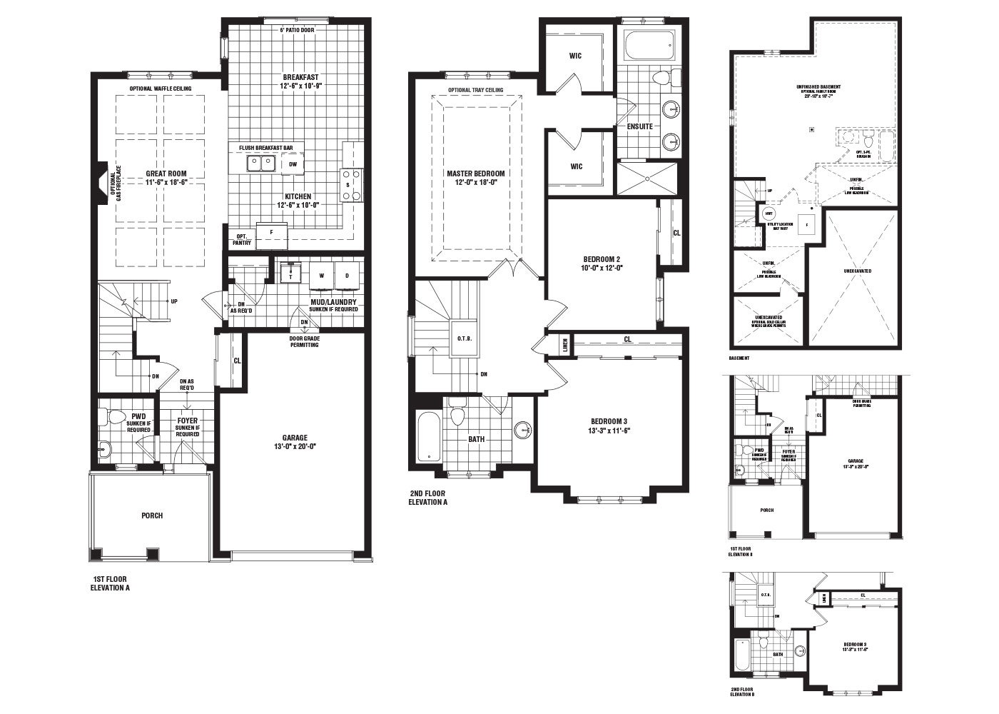 Summerfields Phase 1 Daisy Floor Plan, Fergus ON Livabl