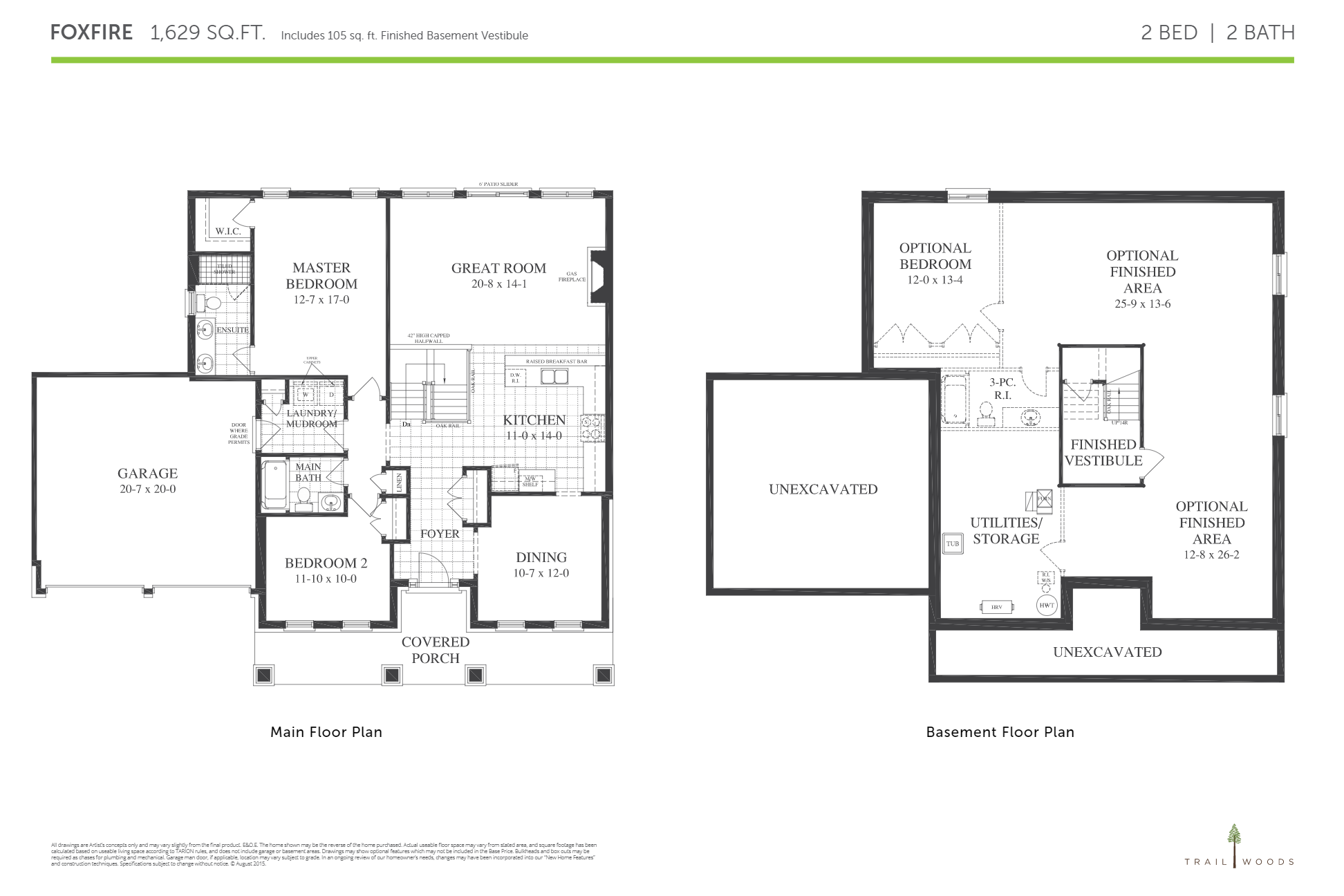 Trailwoods The Foxfire Floor Plan, The Blue Mountains ON Livabl