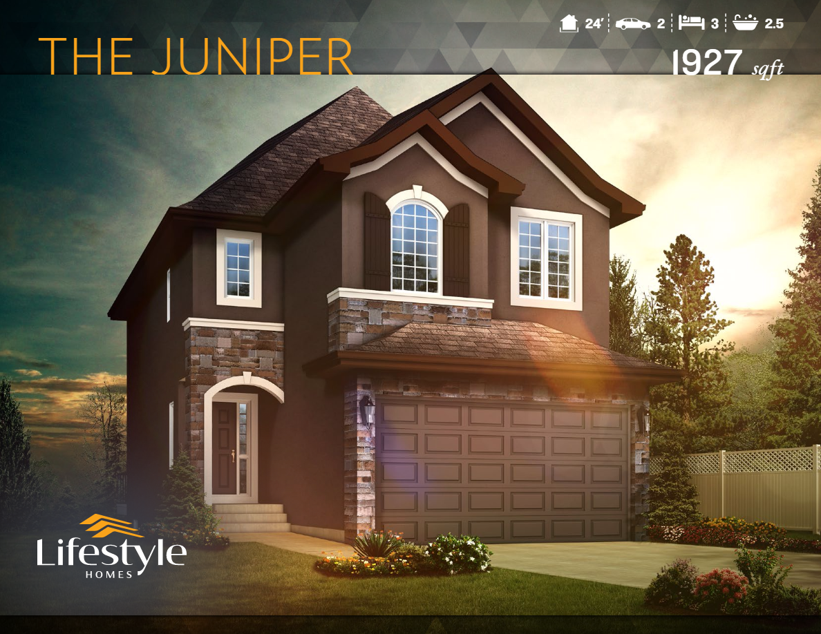 Drake Landing The Juniper Floor Plan, Okotoks AB Livabl