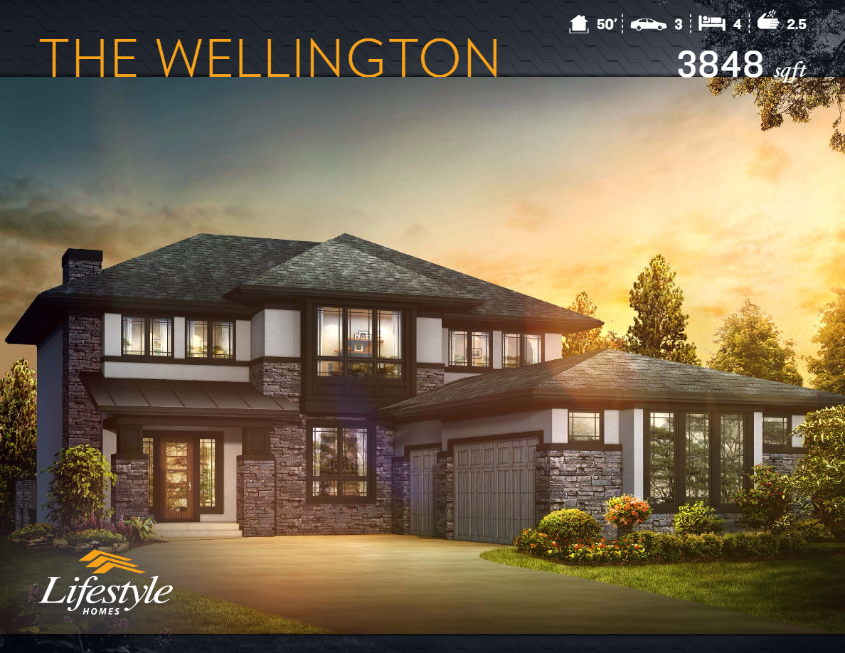 Drake Landing The Wellington Floor Plan, Okotoks AB Livabl