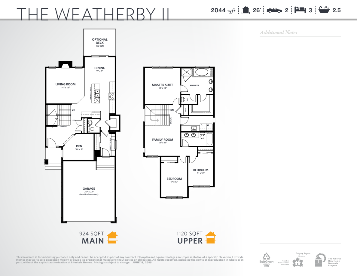Montrose High River Weatherby II Floor Plans and Pricing