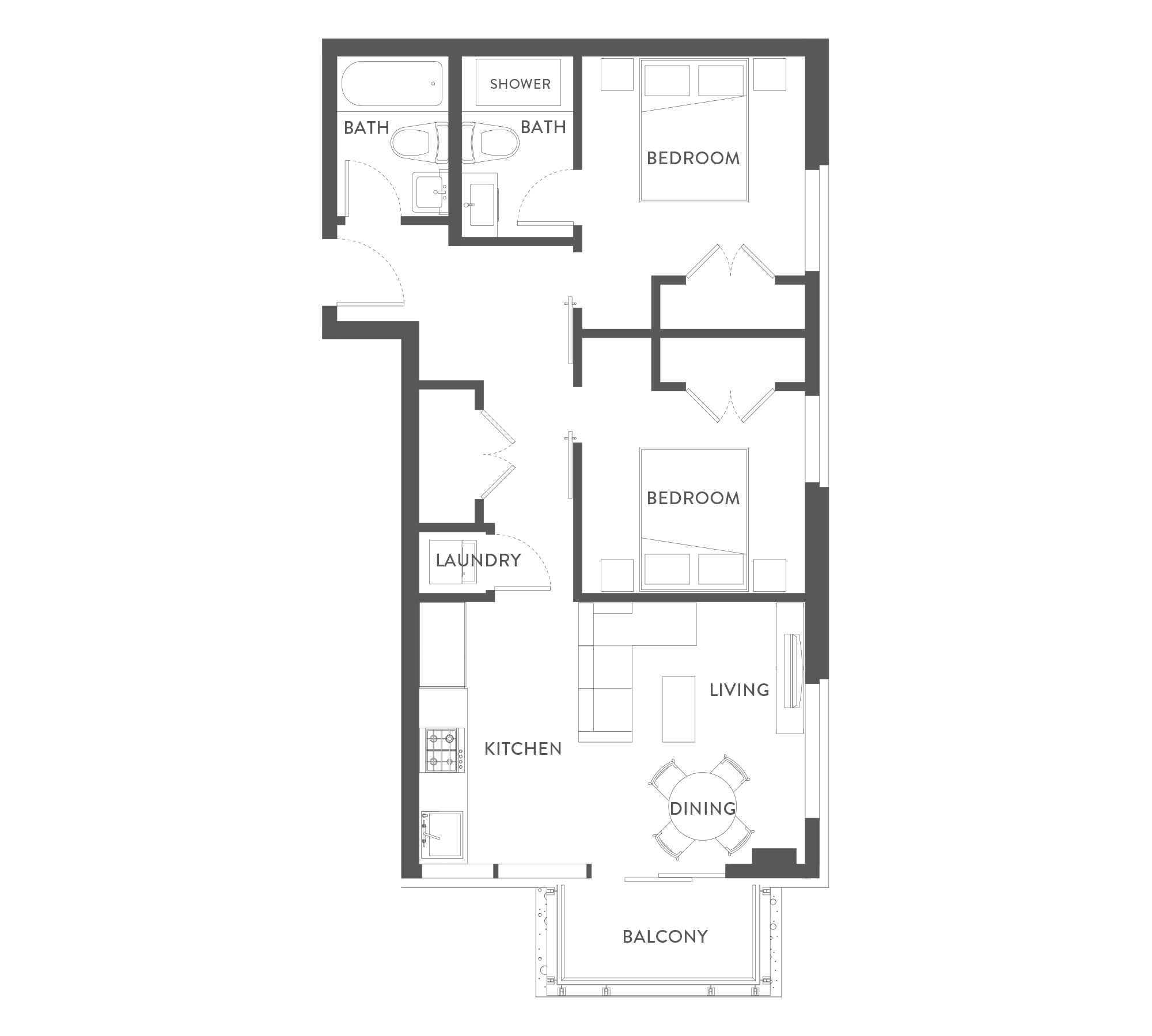 M floor plan at The Wade in Victoria, BC