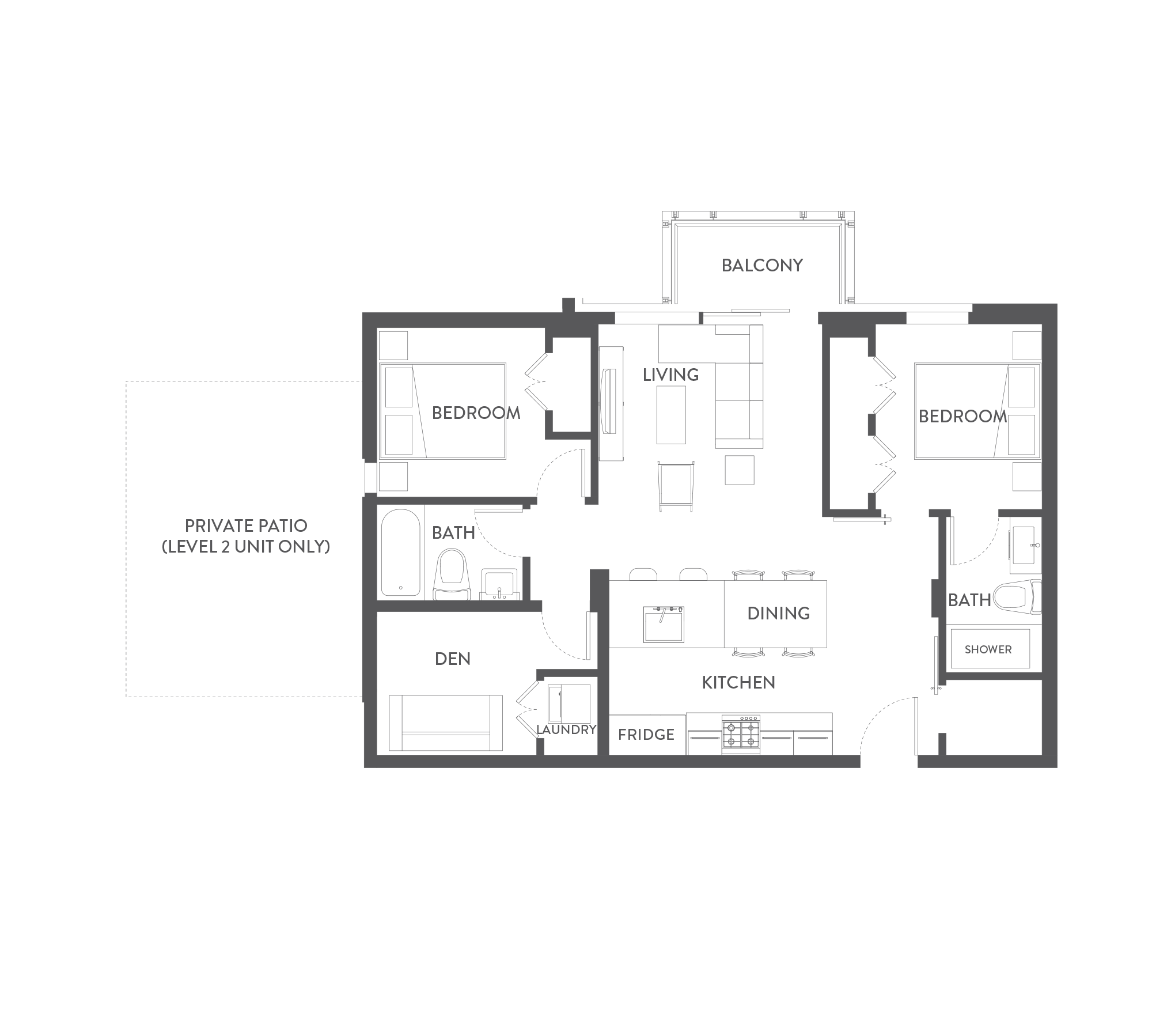 The Wade H Floor Plan, Victoria BC Livabl
