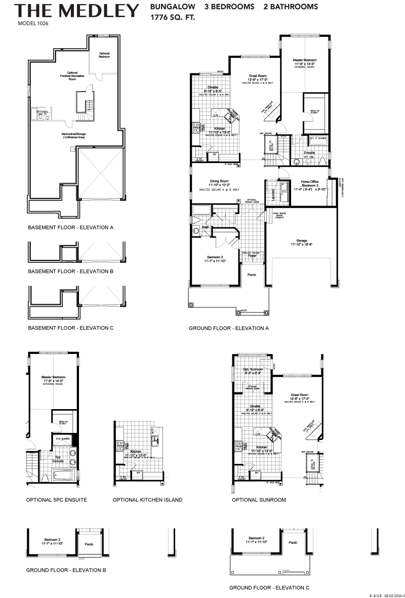 Rathwell Landing The Medley Floor Plan, Ottawa ON Livabl