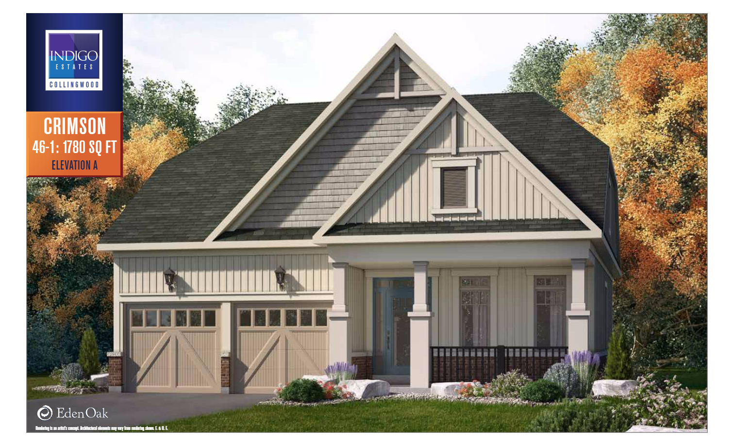 Indigo Estates Collingwood Crimson Floor Plan, Collingwood ON Livabl