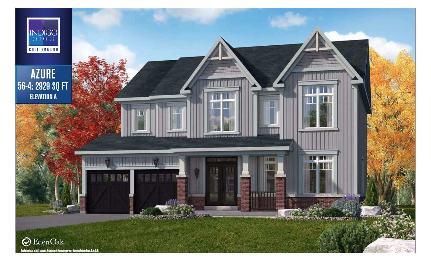 Indigo Estates Collingwood Azure Floor Plan, Collingwood ON Livabl