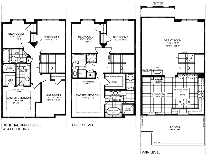 The Townhomes at Brooklin Corners Carnwith Floor Plan, Whitby ON Livabl