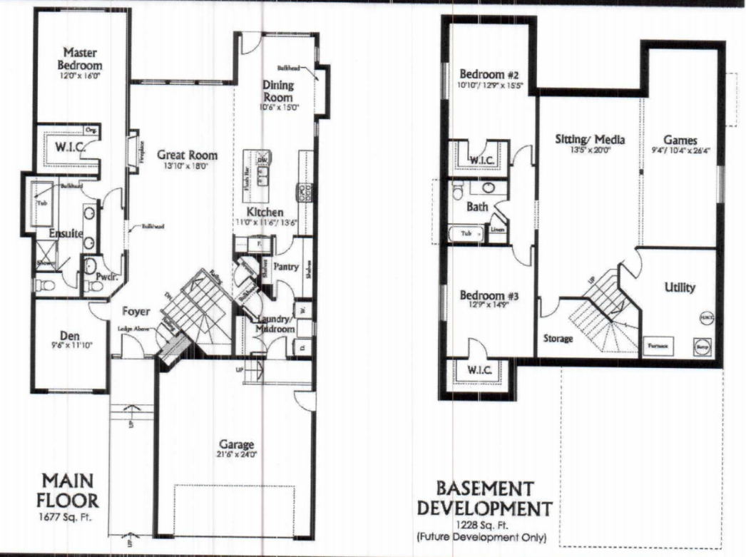 The Homes of Jagare Ridge The Cypress IV Floor Plan, Edmonton AB Livabl