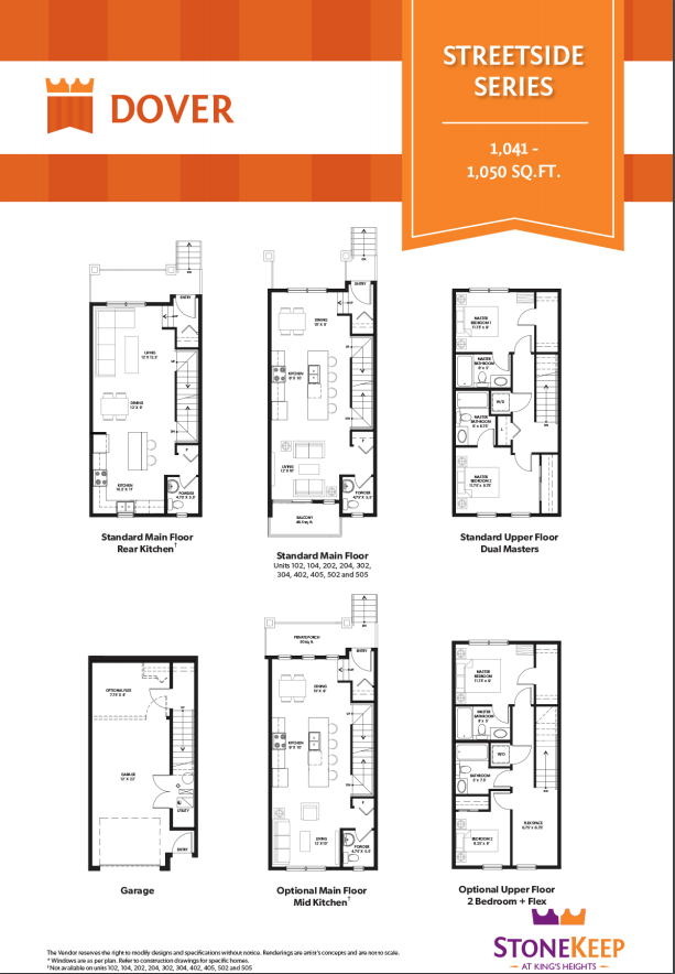 Stonekeep Designs StoneKeep at King's Heights - End Unit, Airdrie AB | Livabl