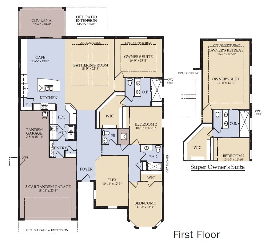 Estates at Lake Pickett Amberwood Floor Plan, East Orange FL Livabl