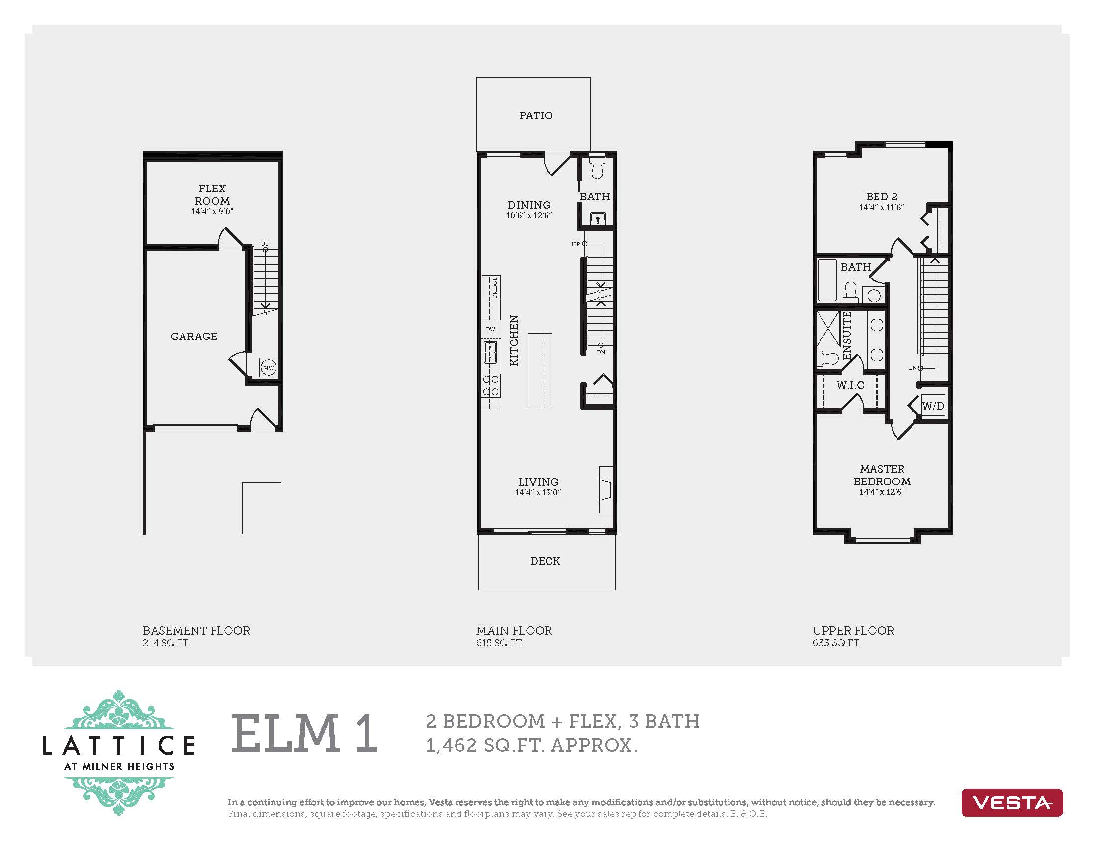 Lattice at Milner Heights Elm 1 Floor Plans and Pricing