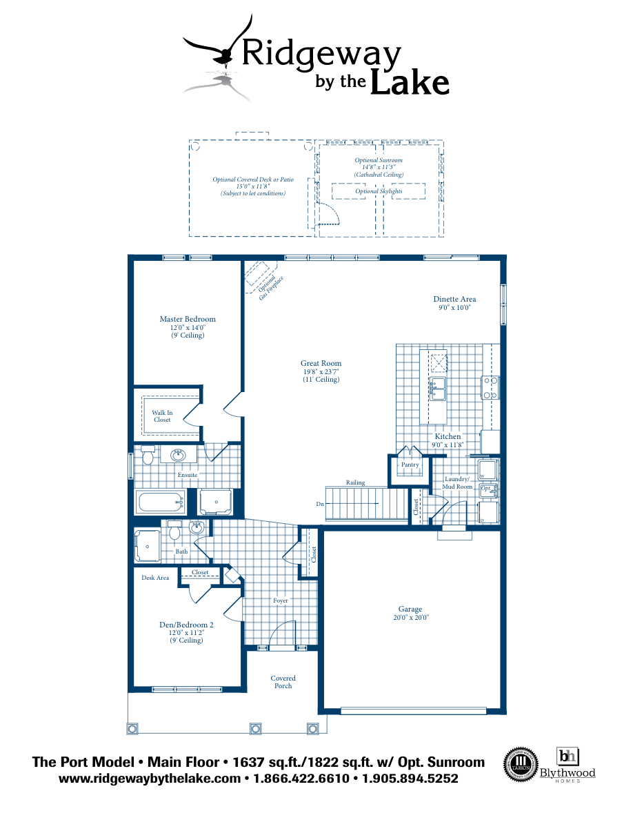 Ridgeway by the Lake Port Floor Plans and Pricing