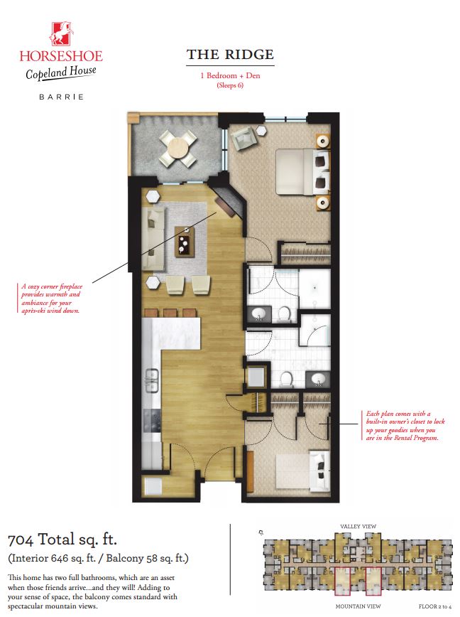 Horseshoe Copeland House 304 Floor Plans and Pricing
