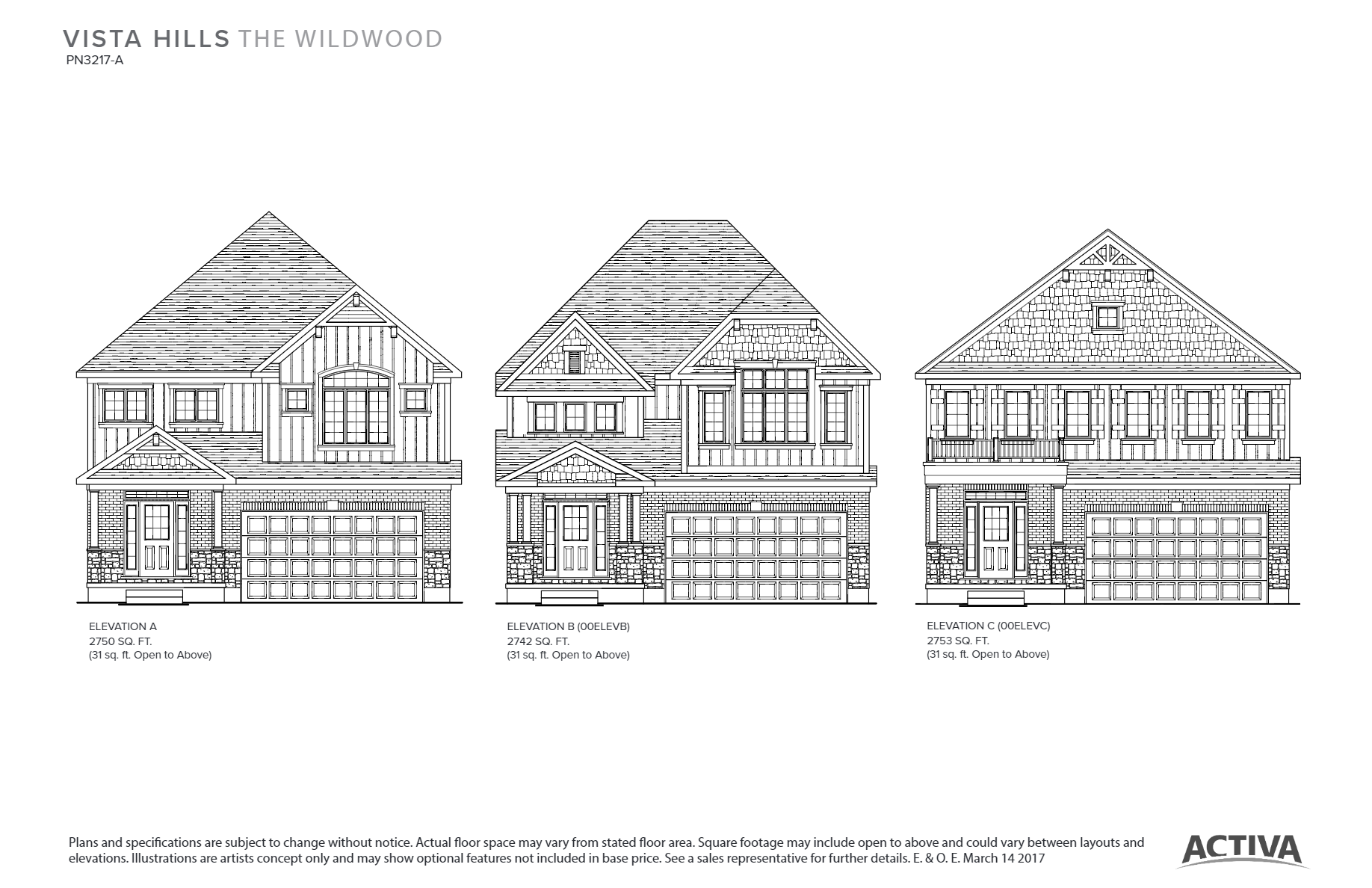 Vista Hills The Wildwood Floor Plans and Pricing