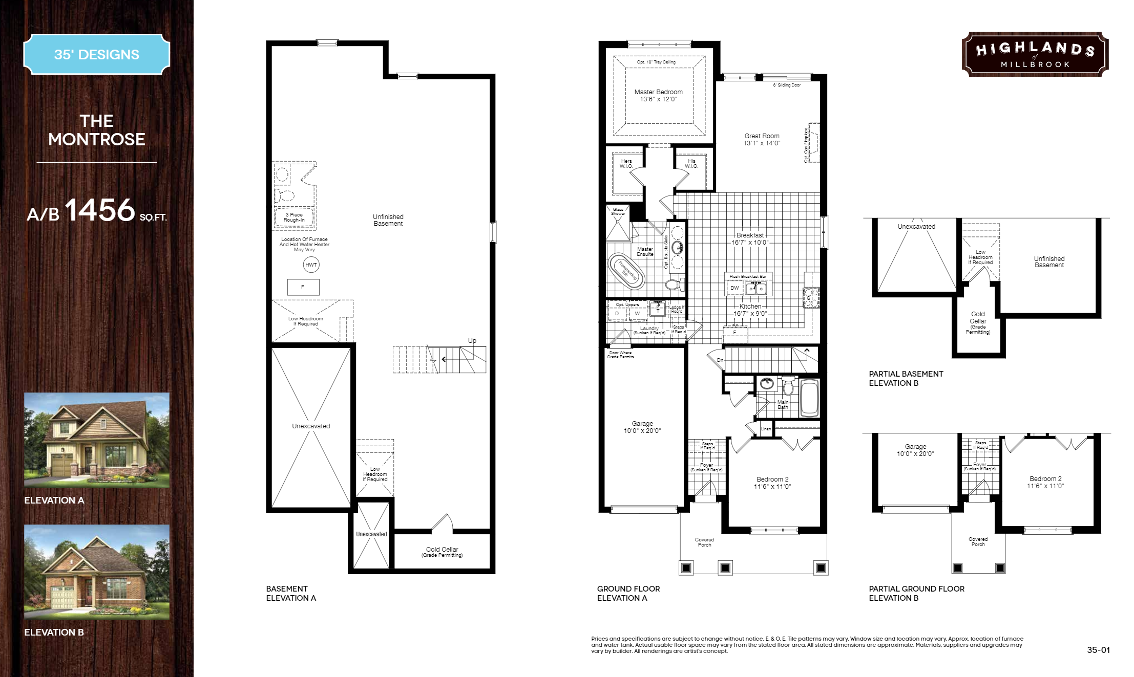 Highlands of Millbrook Phase 2 Montrose Floor Plans and Pricing