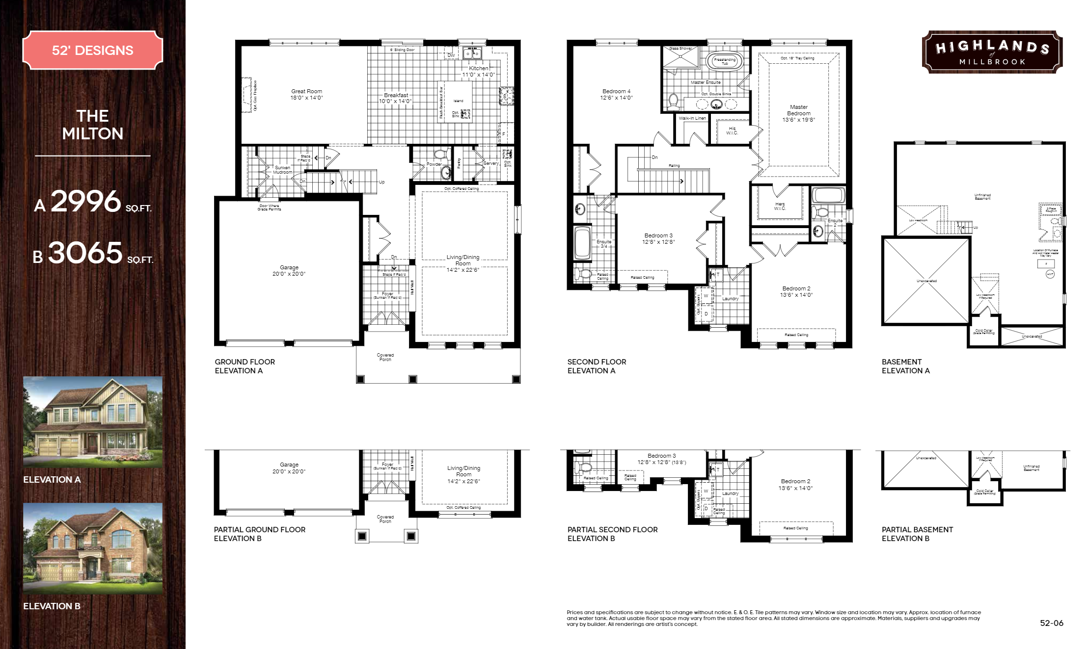 Highlands of Millbrook Phase 2 Milton Floor Plans and Pricing