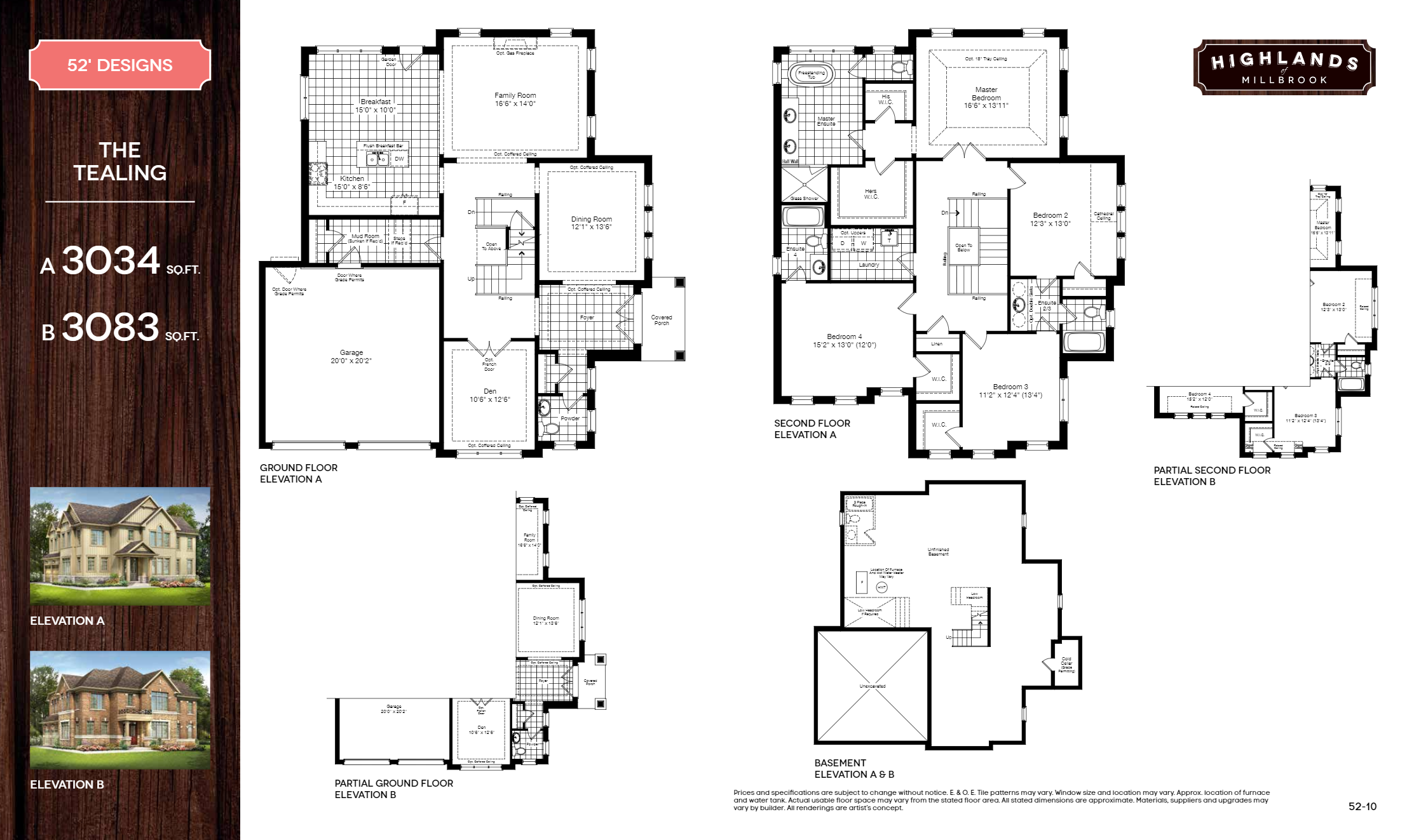 Highlands of Millbrook Phase 2 Tealing Floor Plans and Pricing