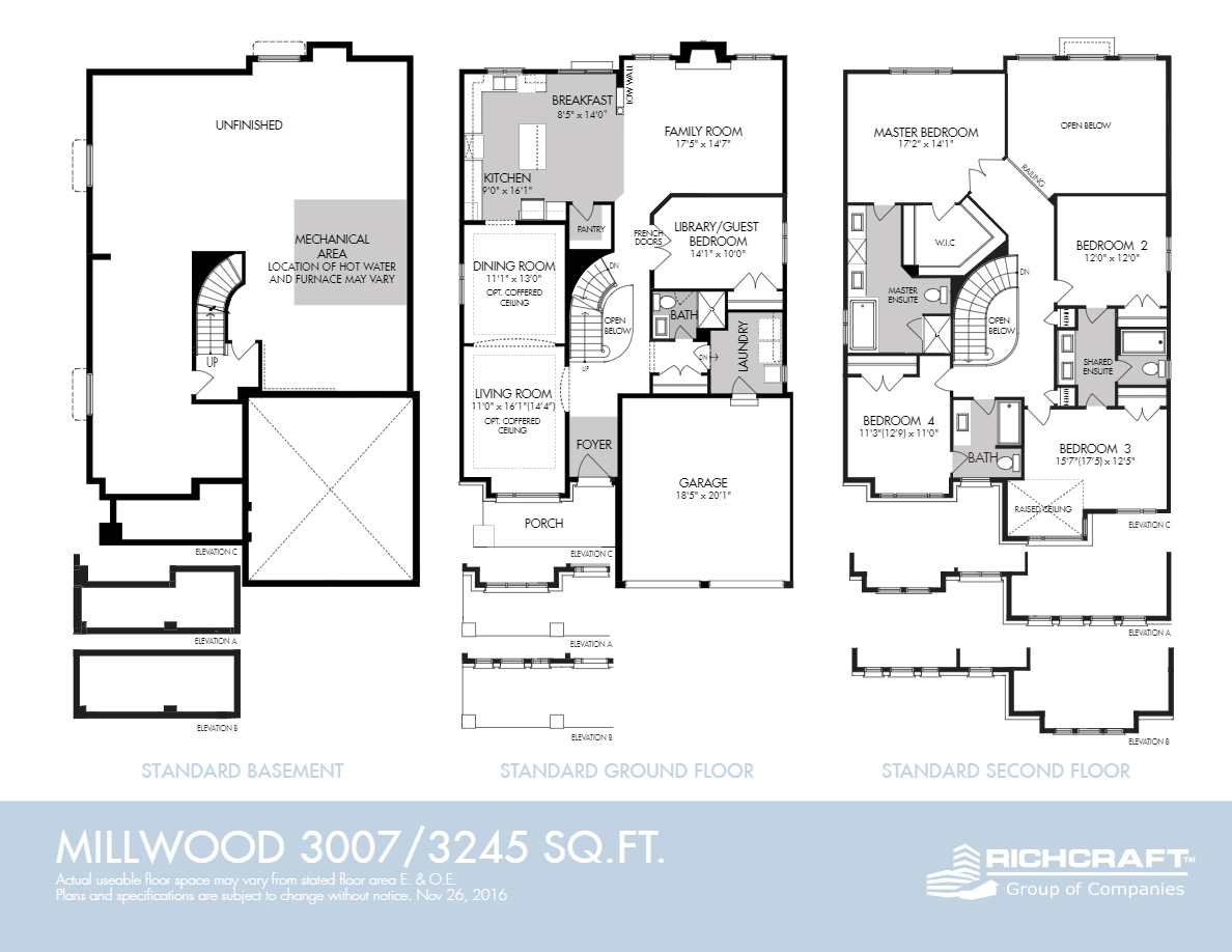 Bradley Commons Millwood Floor Plans and Pricing