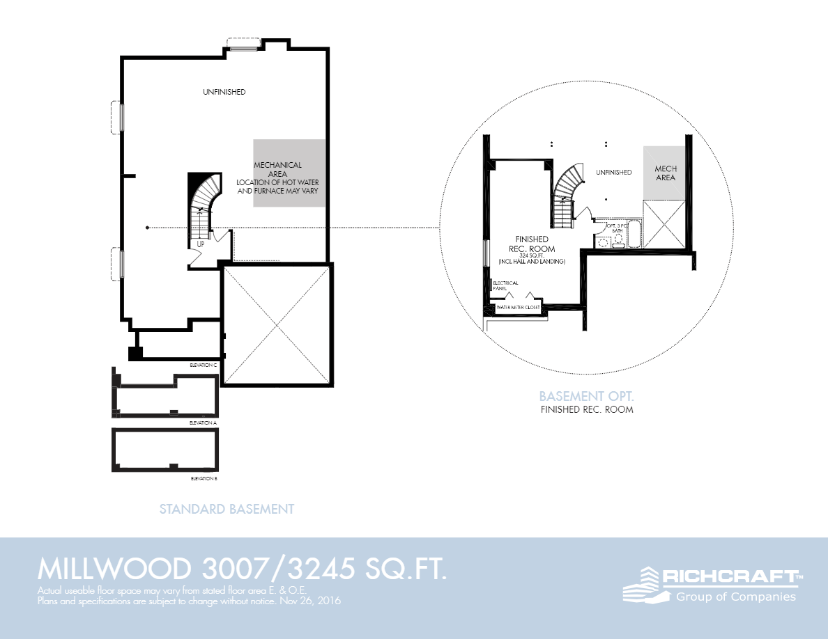 Bradley Commons Millwood Floor Plans and Pricing