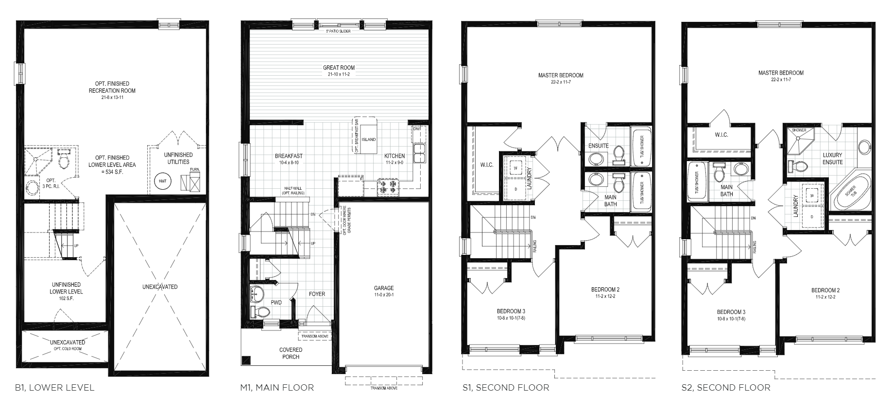 Vista Ridge Parkside End Floor Plans and Pricing