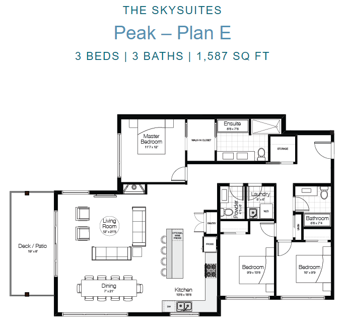 Skyridge E Floor Plan, Squamish BC Livabl