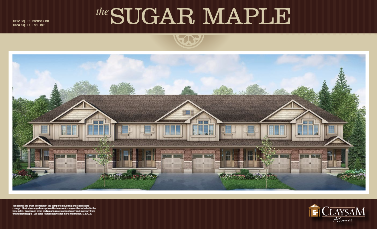 Elmira Country Club Estates Sugar Maple Floor Plans and Pricing