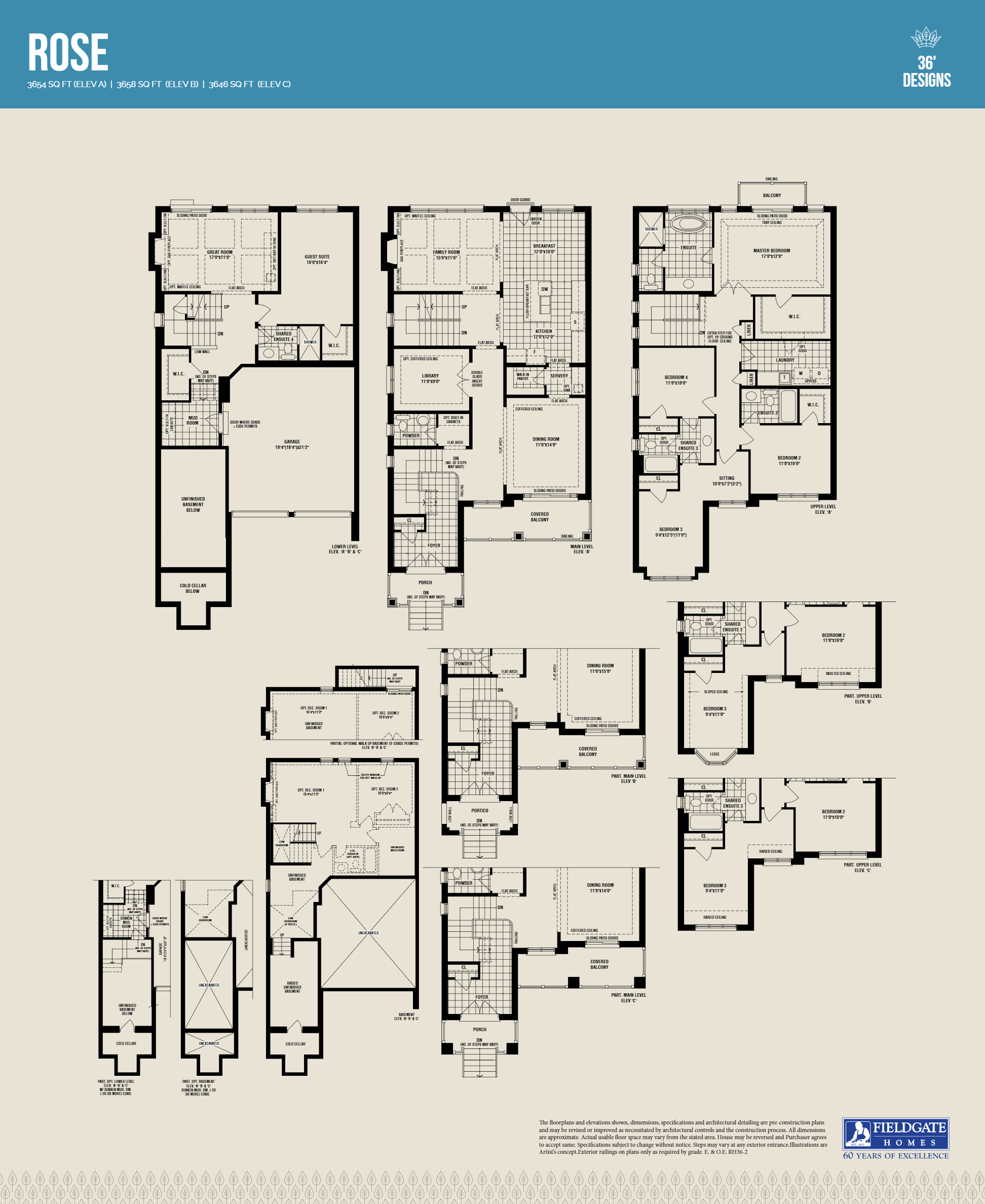 Richlands Rose Floor Plan, Richmond Hill ON Livabl