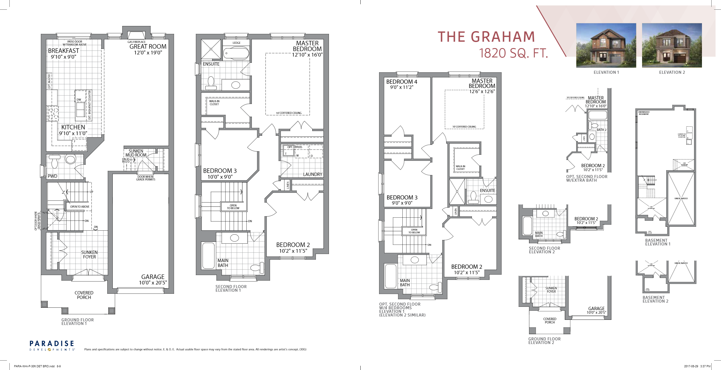 Whitby Meadows & Park Vista Graham Floor Plans and Pricing