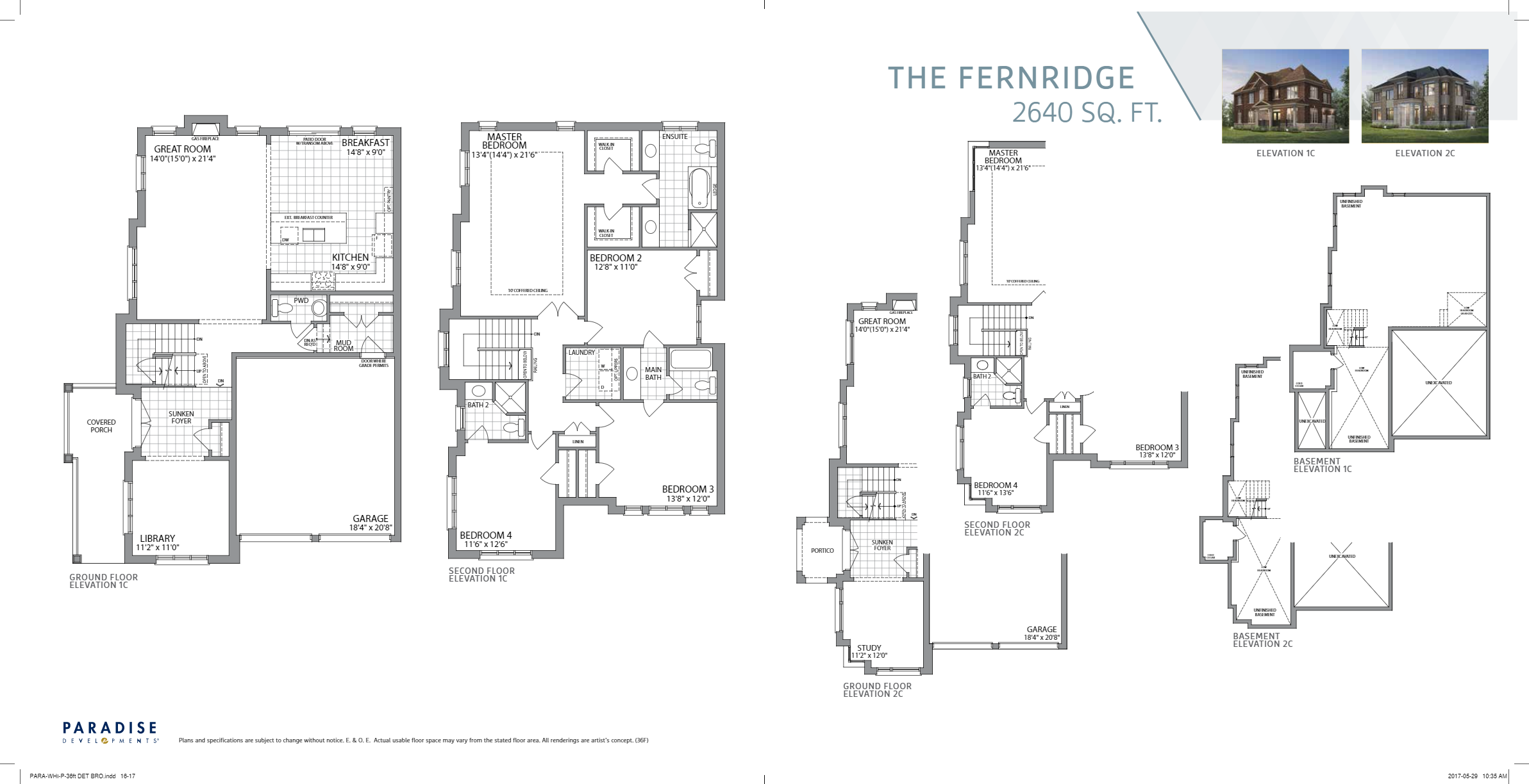 Whitby Meadows The Fernridge Floor Plan, Whitby ON Livabl