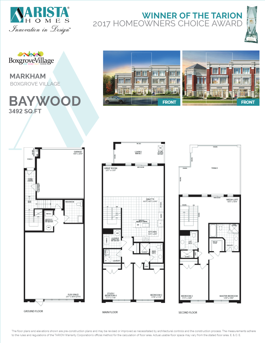 Boxgrove Village Baywood Floor Plans and Pricing