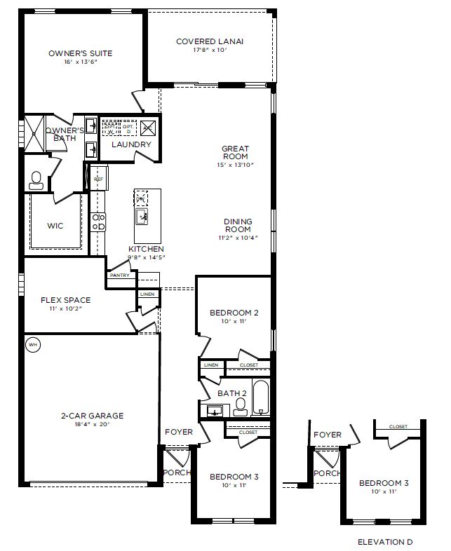 Ranchette Royale Merritt Floor Plan, Lake Worth FL Livabl
