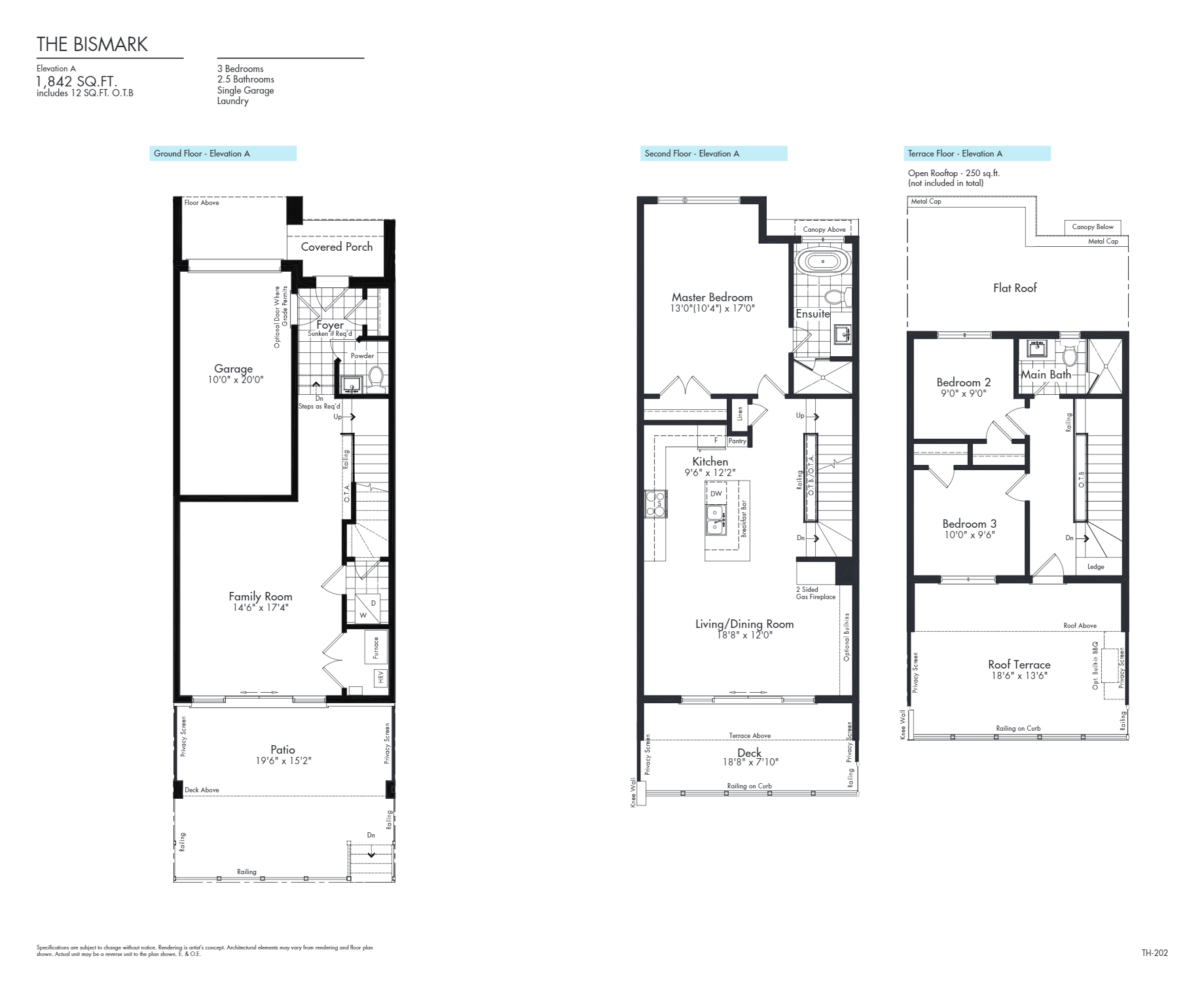 Oak Bay The Bismark Floor Plan, Bay ON Livabl