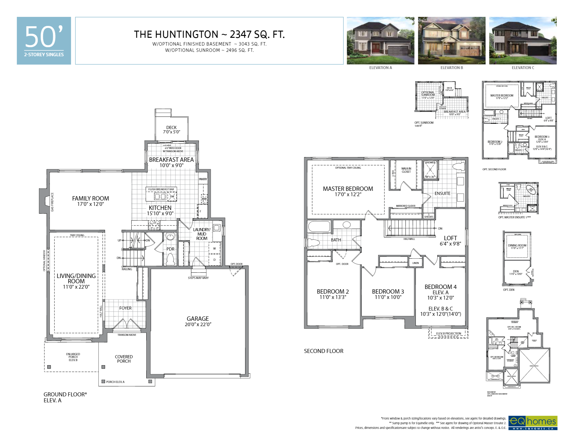 Clarence Crossing The Huntington Floor Plans and Pricing