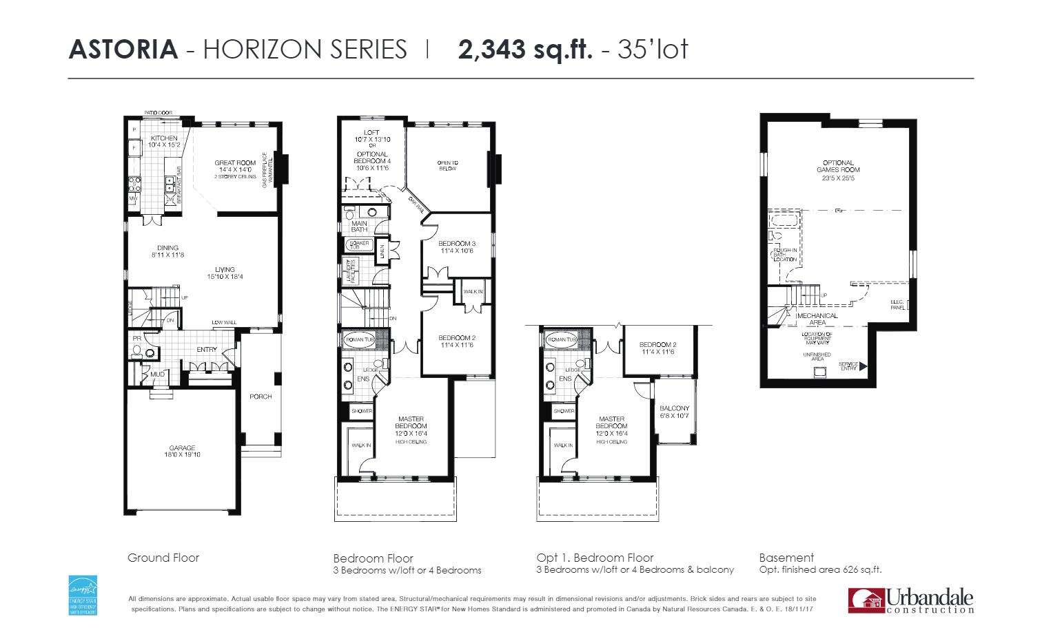 Cowan's Grove Astoria Floor Plan, Ottawa ON Livabl