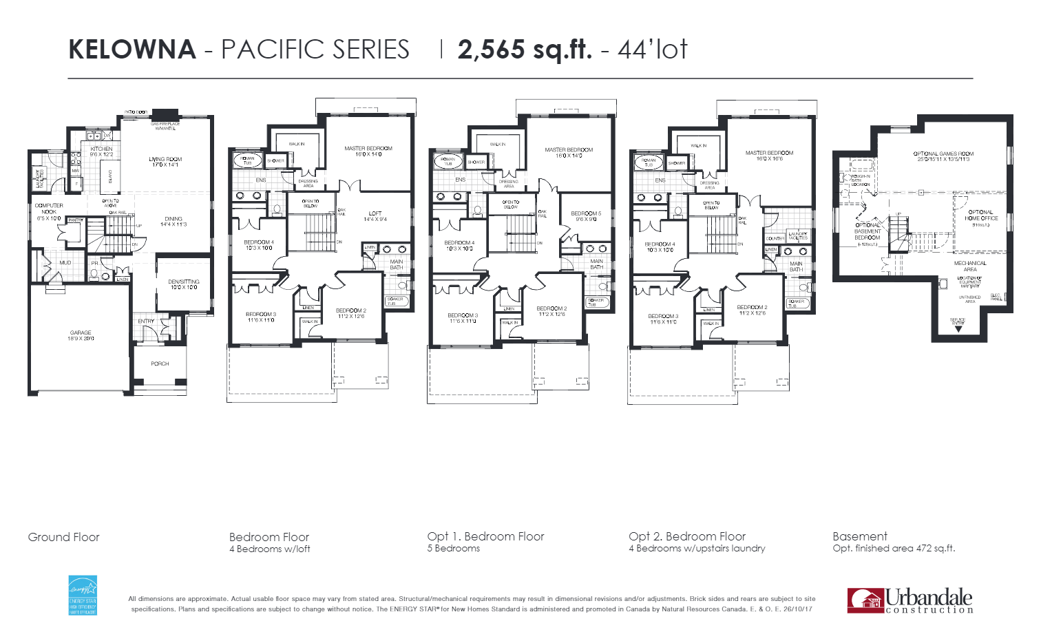 Cowan's Grove Kelowna Floor Plans and Pricing