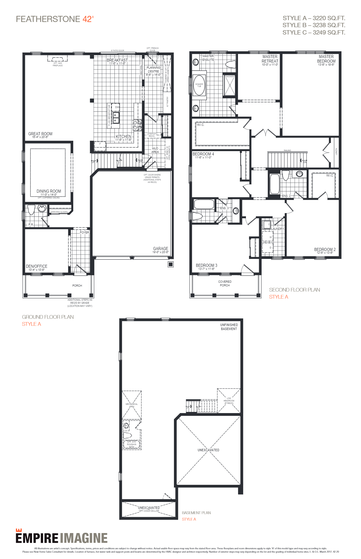 Empire Imagine Featherstone Floor Plans and Pricing
