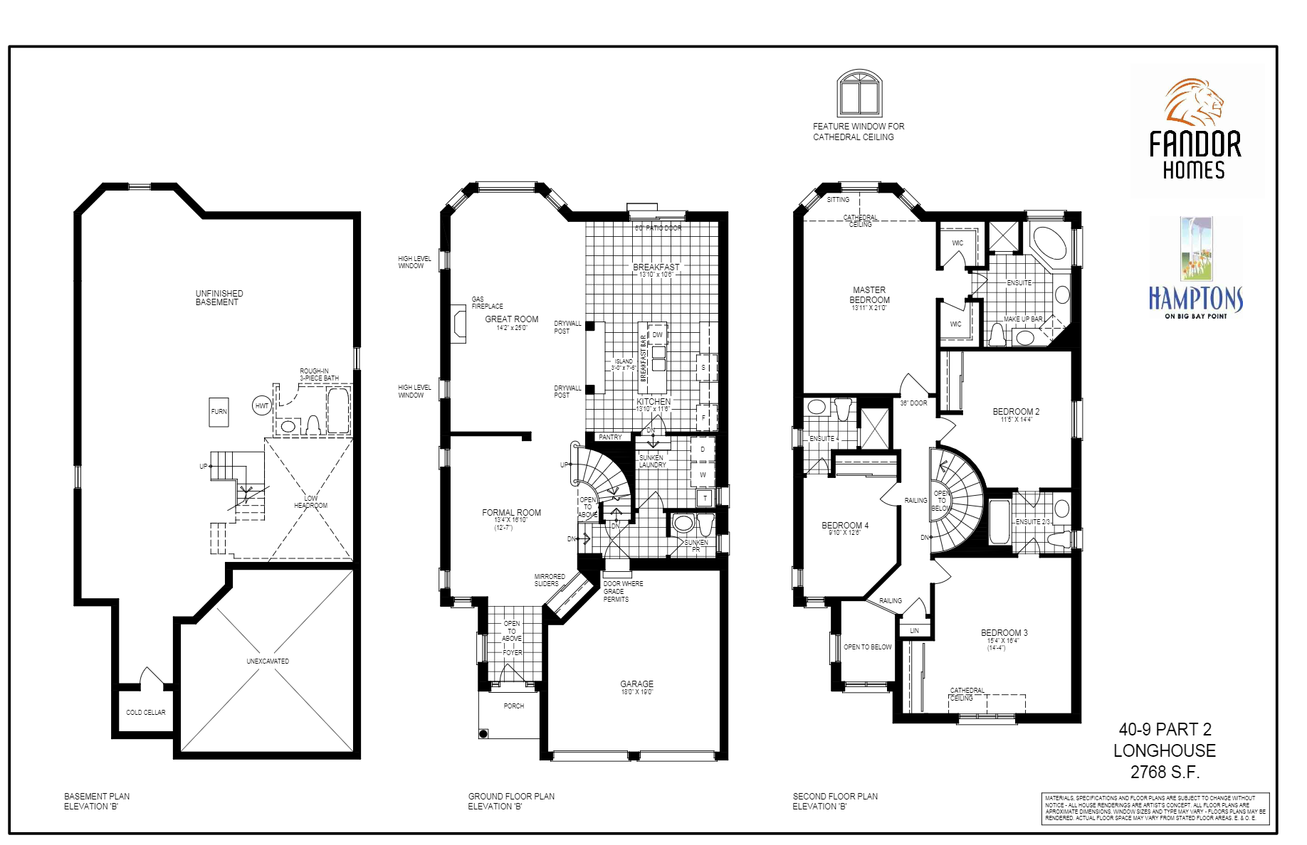 Hamptons on Big Bay Point ENCORE Longhouse Floor Plans and Pricing