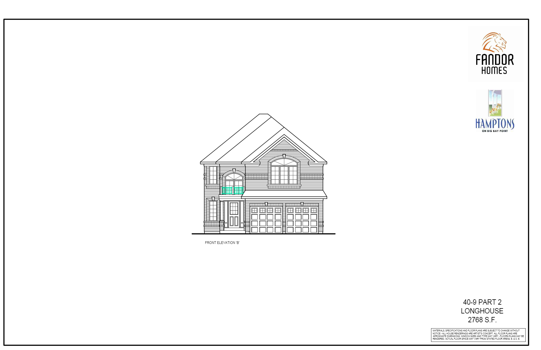 Hamptons on Big Bay Point ENCORE Longhouse Floor Plan, Barrie ON Livabl