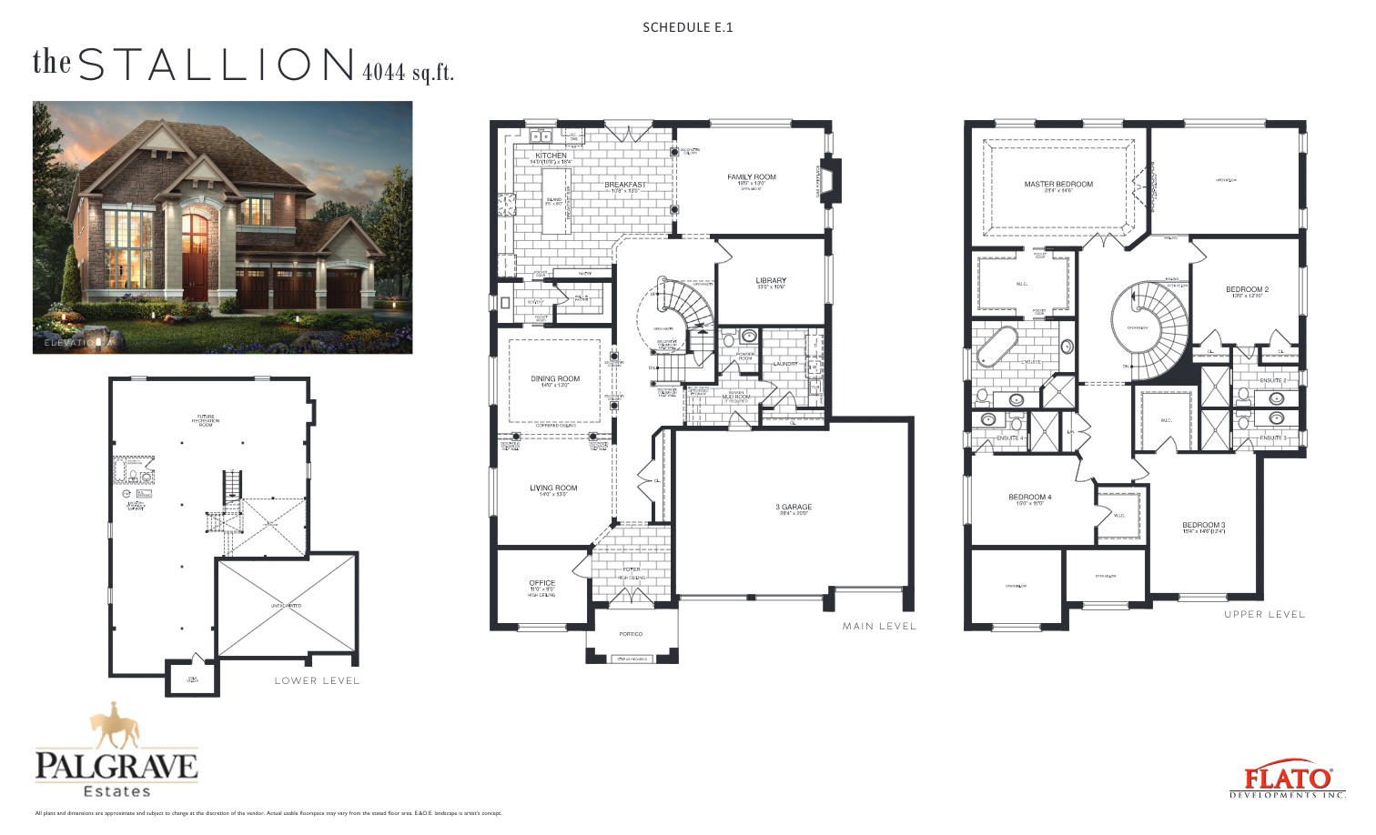 Palgrave Estates The Stallion Floor Plans and Pricing