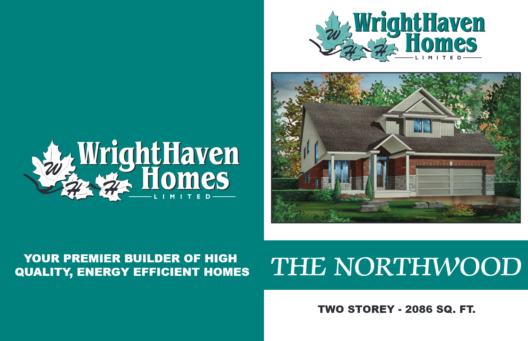 The Northwood floor plan at Creek Bank Meadows Phase 1 in Palmerston, ON