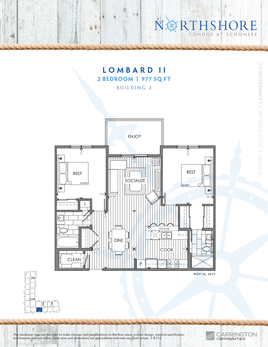 Northshore Condos at Schonsee Lombard II Floor Plans and Pricing