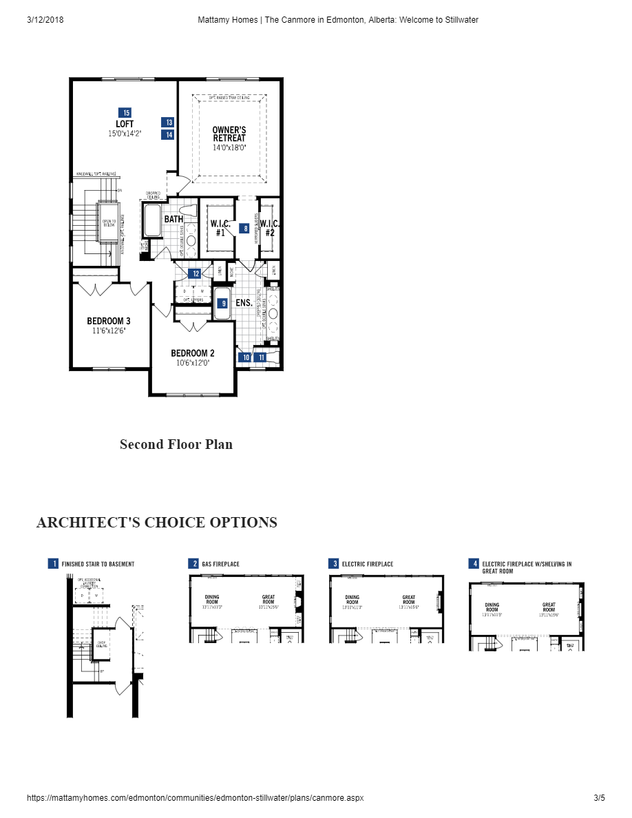 Stillwater by Mattamy Homes Canmore Floor Plans and Pricing