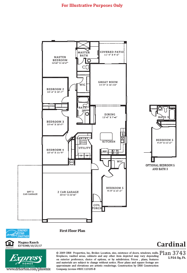 Plan Cardinal Magma Ranch | Cardinal | Floor Plans and Pricing