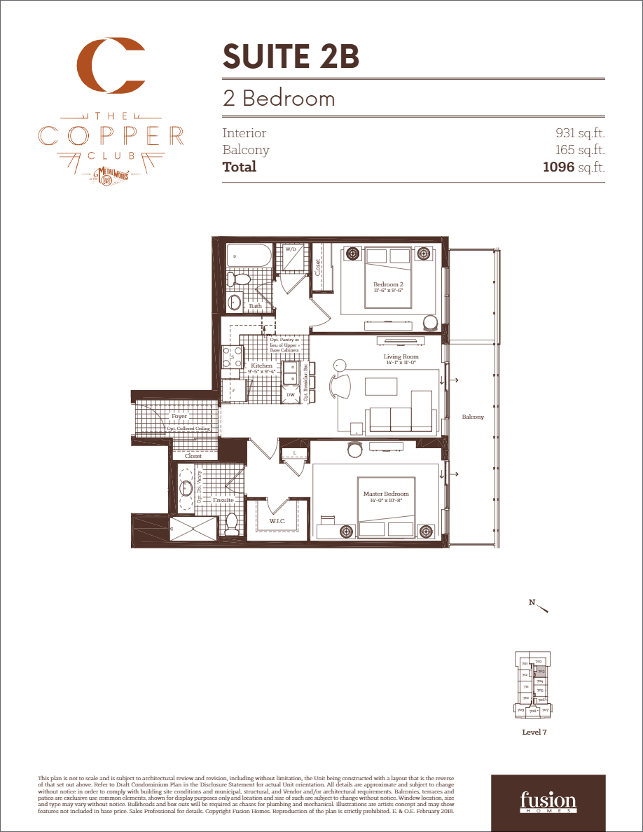 The Copper Club at The Metalworks 2B Floor Plans and Pricing
