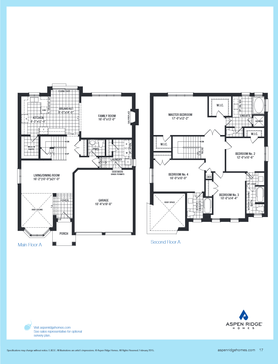 Simcoe Landing Mariposa A Floor Plans and Pricing