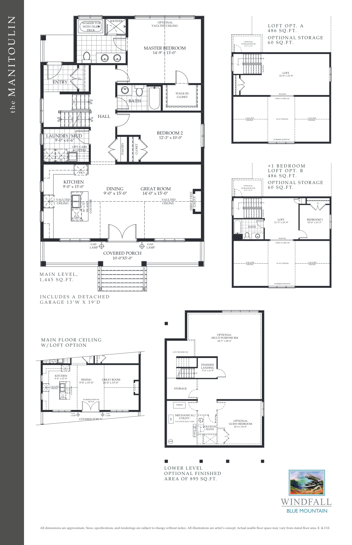 Windfall The Manitoulin Floor Plans and Pricing