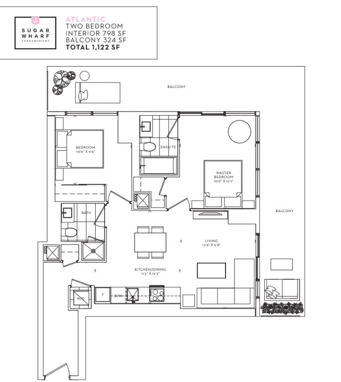 Floor plan of Atlantic Floor plan of Atlantic